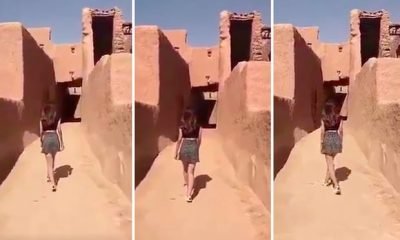 Kenakan Rok Mini Di Tempat Umum, Model Ini Diburu Polisi Arab Kenakan Rok Mini Di Tempat Umum, Model Ini Diburu Polisi Arab