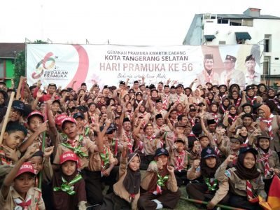 Peringatan Hari Gerakan Pramuka Ke-56 Kwartir Cabang Tangsel Berlangsung Semarak Peringatan Hari Gerakan Pramuka Ke-56 Kwartir Cabang Tangsel Berlangsung Semarak