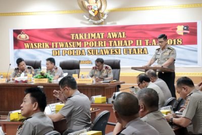 Irwil I Itwasum Kunjungi Polda Sulut dalam Rangka Wasrik Tahap II 2018 Irwil I Itwasum Kunjungi Polda Sulut dalam Rangka Wasrik Tahap II 2018
